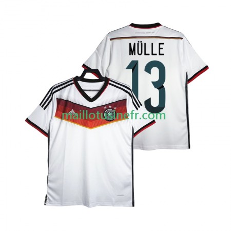 Maillot de Foot Allemagne MULLER 13 2014 Domicile Retro